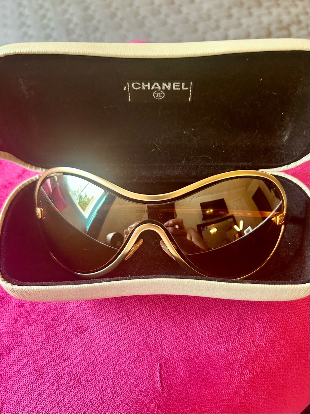 Chanel Sunglasses in Gold, Model 4030 **RARE